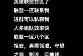 英雄联盟合区联盟二区的含义是什么？对玩家有何影响？