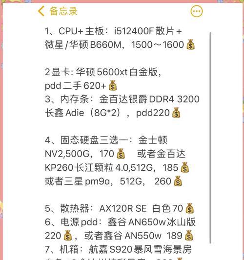 1万5预算的电脑配置是否足够？  第1张